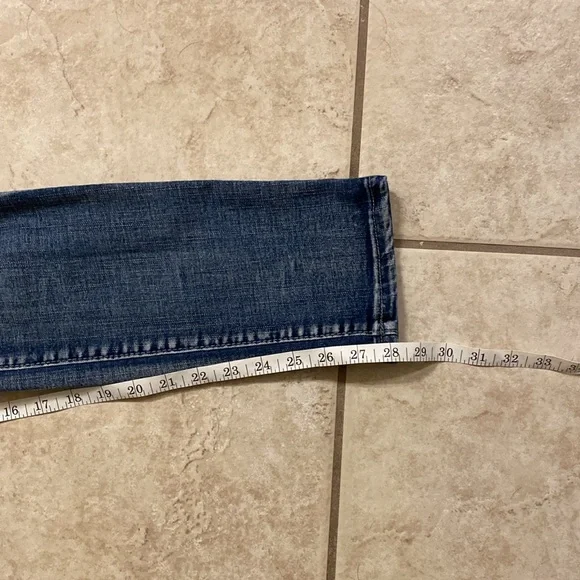 🌟DISTRESSED UNBRANDED SKINNY JEANS: SIZE 12 SEE MEASUREMENTS EUC - Picture 9 of 9